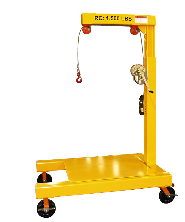 portable floor crane