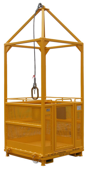 single lift point personnel basket